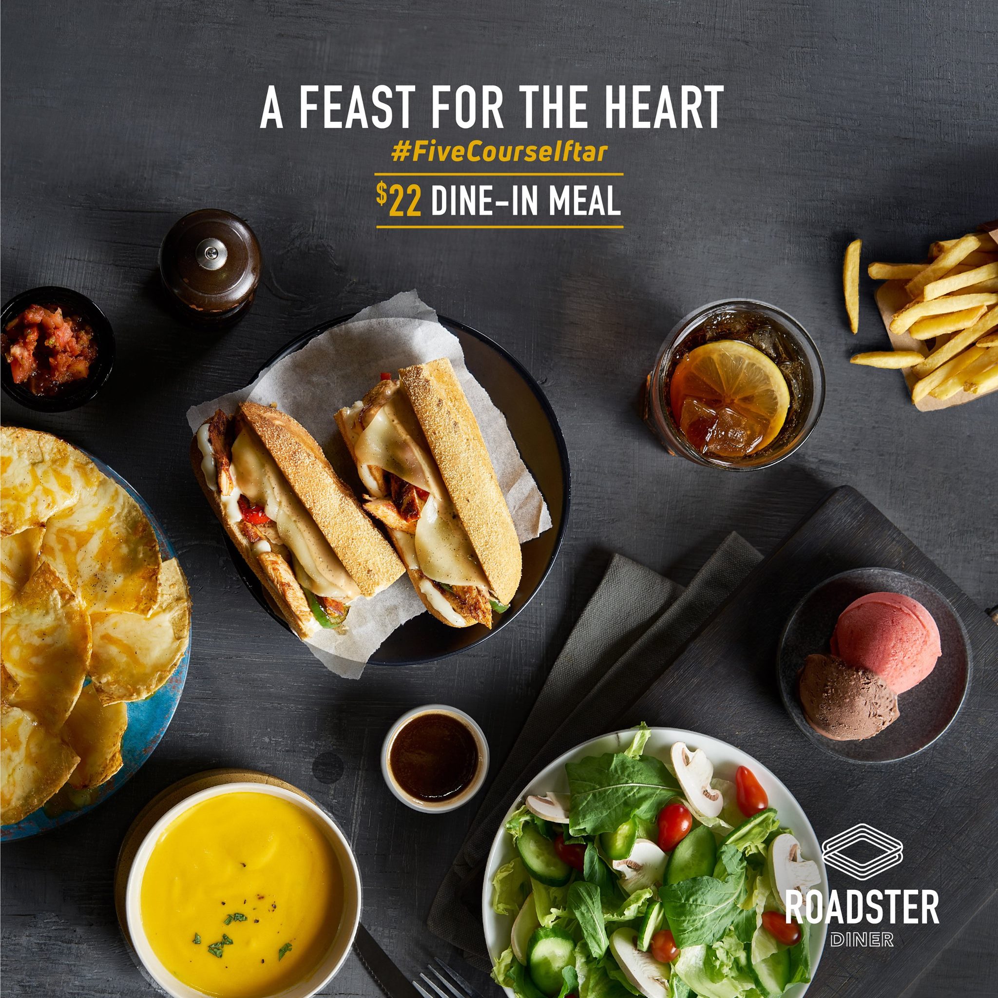 Roadster diner sandwich menu food styling by Butter & Basil