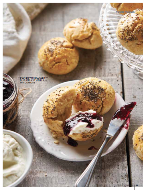 Scones and jam food styling by Butter & Basil