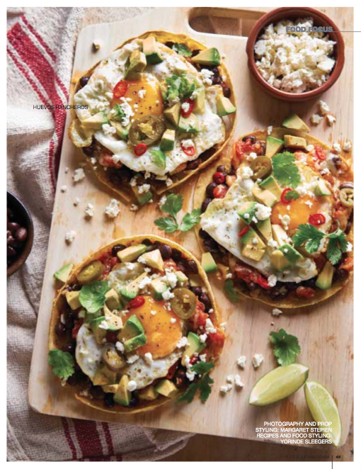 Mexican huevos rancheros food styling by Butter & Basil
